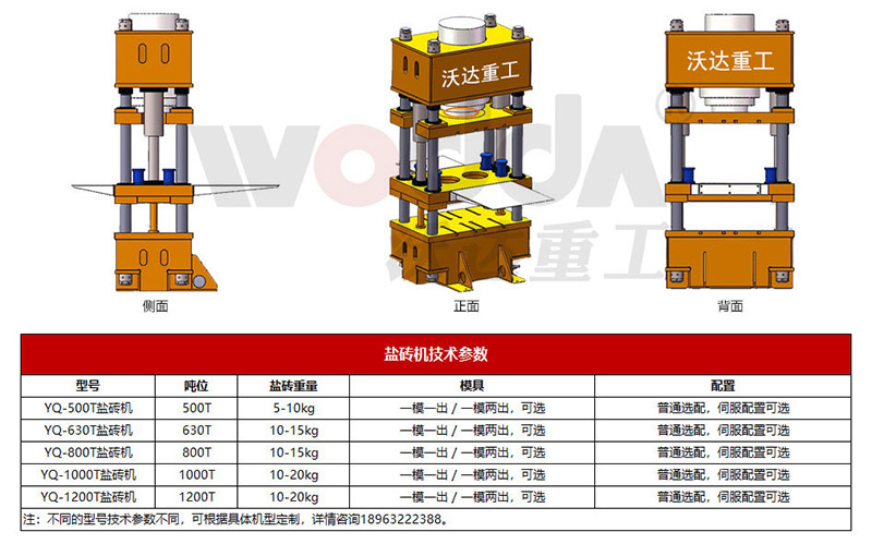 500噸牛羊舔鹽磚機(jī)參數(shù) 500噸牛羊舔鹽磚機(jī)參數(shù)