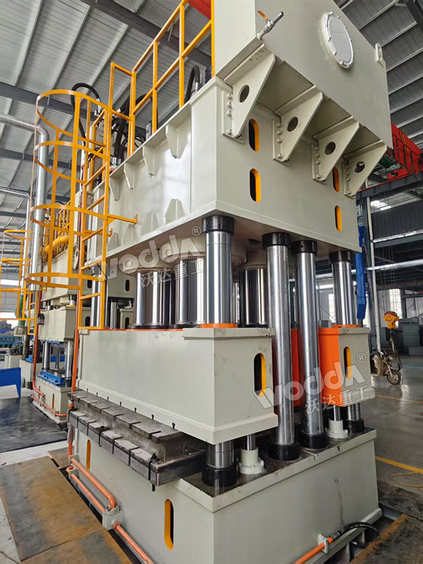 壓濾機濾板成型液壓機安裝完成